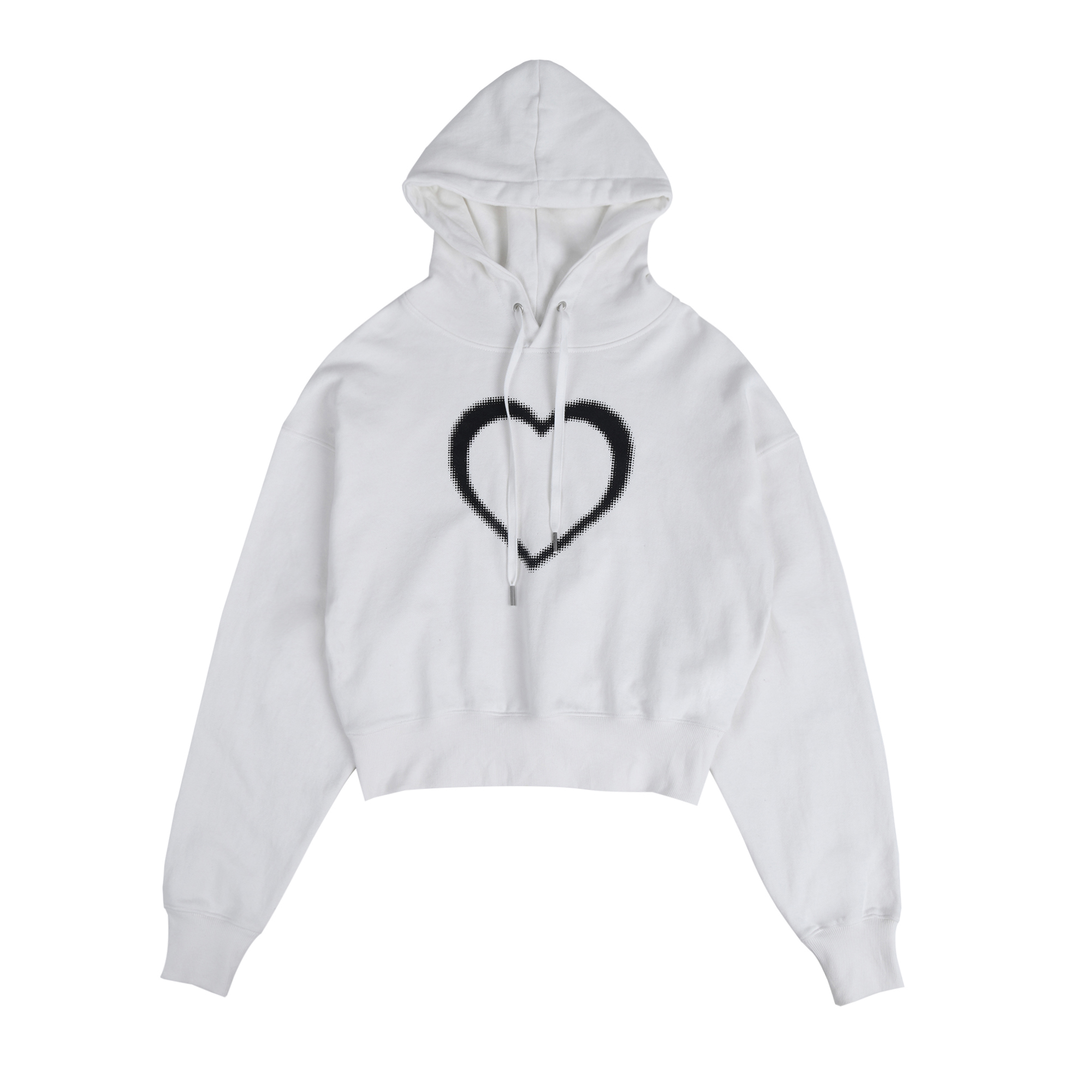 【韓國正品】AEAE｜LOVE CROP HOODIE [WHITE]