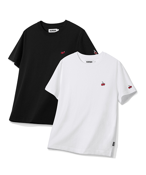 【韓國正品】KIRSH｜SMALL CHERRY STANDARD T-SHIRT 2PACK