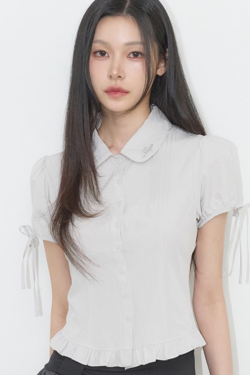 ILLIGO 莎拉水手風泡泡袖襯衫-3色