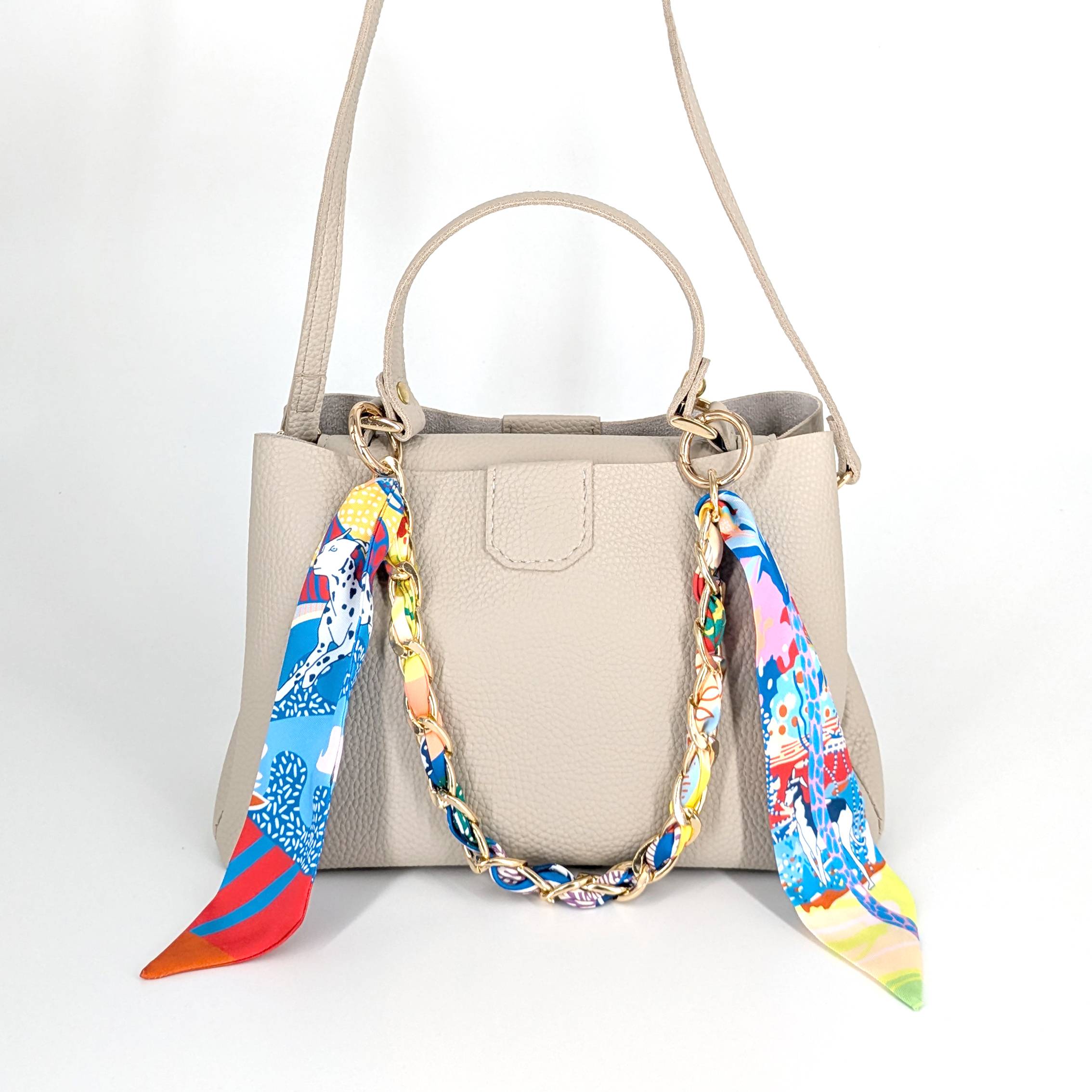 益善洞設計師 中款包 韓國製造 大象灰