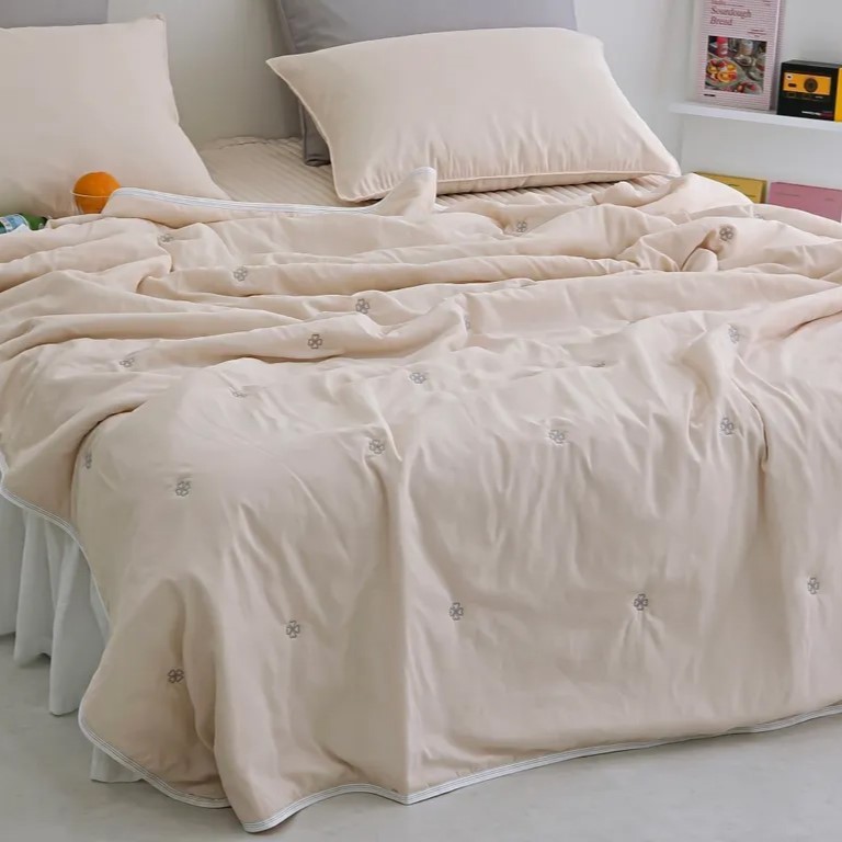 刺繡幸運草 涼感被