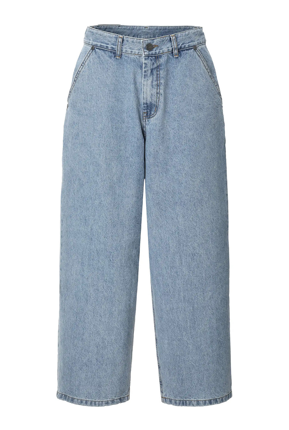【韓國正品】THREETIMES｜BALLOON BAGGY JEANS [LIGHT BLUE]